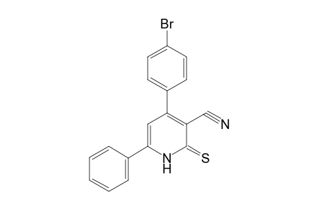 4-(4-Bromophenyl)-6-phenyl-2-thioxo-1,2-dihydro-3-pyridinecarbonitrile