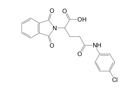 alpha-{2-[(p-chlorophenyl)carbamoyl]ethyl}-1,3,-dioxo-2-isoindolineacetic acid