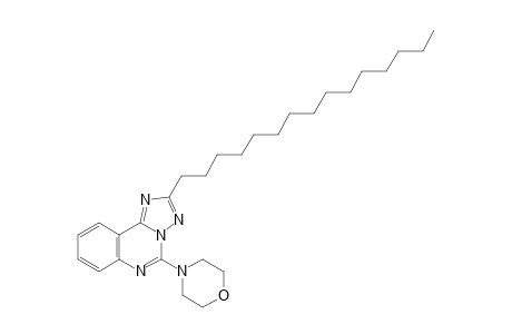 4-(2-pentadecyl-[1,2,4]triazolo[1,5-c]quinazolin-5-yl)morpholine