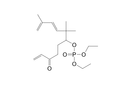 Phosphoric acid, diethyl 2,2,5-trimethyl-1-(3-oxo-4-pentenyl)-3,5-hexadienyl ester, (E)-(.+-.)-