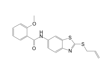 N-[2-(allylsulfanyl)-1,3-benzothiazol-6-yl]-2-methoxybenzamide