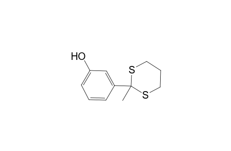 2-Methyl-2-(3-hydroxyphenyl)-1,3-dithiane