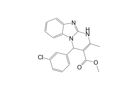 pyrimido[1,2-a]benzimidazole-3-carboxylic acid, 4-(3-chlorophenyl)-1,4-dihydro-2-methyl-, methyl ester