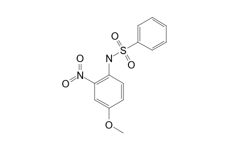 N-(4-METHOXY-2-NITRO-PHENYL)-BENZENESULFONAMIDE