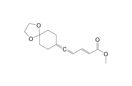 5-(1,4-Dioxaspiro[4.5]dec-8-ylidene)-penta-2,4-dienoic acid methyl ester