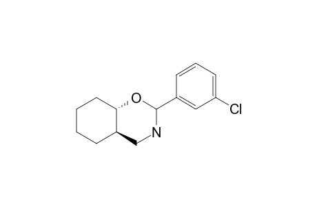 (4aR,8aS)-2-(3-chlorophenyl)-3,4,4a,5,6,7,8,8a-octahydro-2H-benzo[e][1,3]oxazine