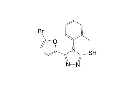5-(5-bromo-2-furyl)-4-(2-methylphenyl)-4H-1,2,4-triazole-3-thiol