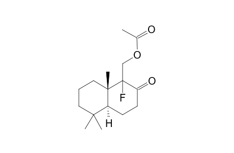 (+-)-11-Acetoxy-9a-fluoro-12-nordriman-8-one