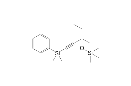 3-methyl-3-trimethylsiloxy-1-(dimethylphenylsilyl)-1-pentyne