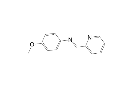 Benzenamine, 4-methoxy-N-(2-pyridinylmethylene)-