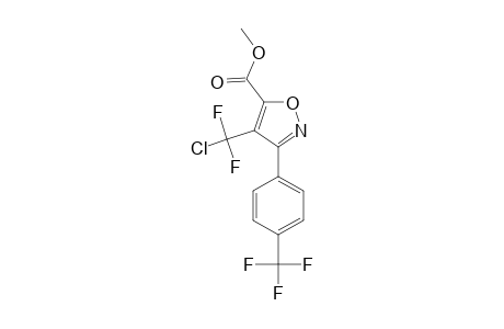METHYL-4-(CHLORODIFLUOROMETHYL)-3-[4-(TRIFLUOROMETHYL)-PHENYL]-5-ISOXAZOLE-CARBOXYLATE