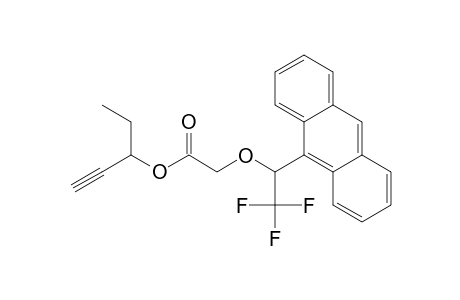 Pent-1-yn-3-yl .alpha.-[1-(9-anthryl)-2,2,2-trifluoroethoxy]acetate