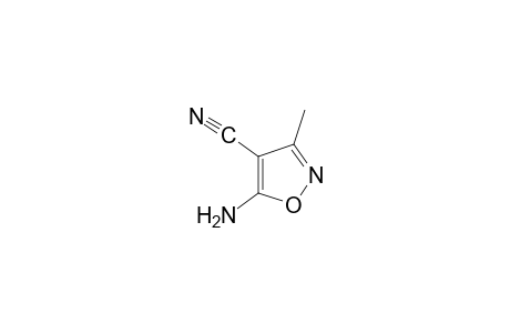5-Amino-3-methyl-4-isoxazolecarbonitrile