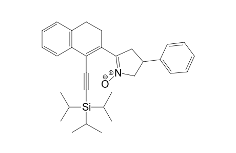 3,4-Dihydro-5-[3',4'-dihydro-1-(triisopropylsilylethynyl)naphthalen-2'-yl]-3-phenyl-2H-pyrrole - 1-oxide