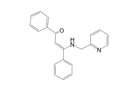 1,3-Diphenyl-3-[(3'-pyridinylmethyl)amino]-2-propen-1-one