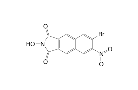 1H-Benz[f]isoindole-1,3(2H)-dione, 6-bromo-2-hydroxy-7-nitro-