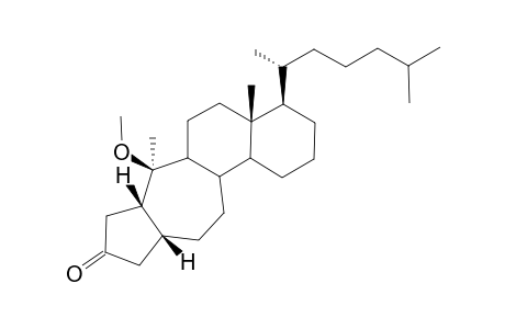 4R,4aR,7R,7aS,10aR)-4-((R)-1,5-Dimethyl-hexyl)-7-methoxy-4a,7-dimethyl-hexadecahydro-naphtho[2,1-f]azulen-9-one