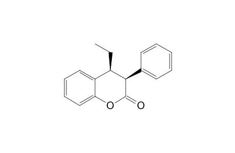 cis-3-Phenyl-4-ethyl-3,4-dihydro-coumarin