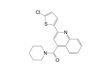 2-(5-chloro-2-thienyl)-4-(1-piperidinylcarbonyl)quinoline