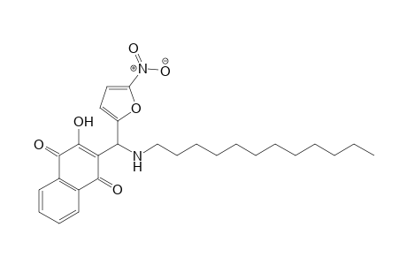 rac-3-[(Dodecylamino)(5-nitrofuran-2-yl)methyl]-2-hydroxy-1,4-naphthoquinone