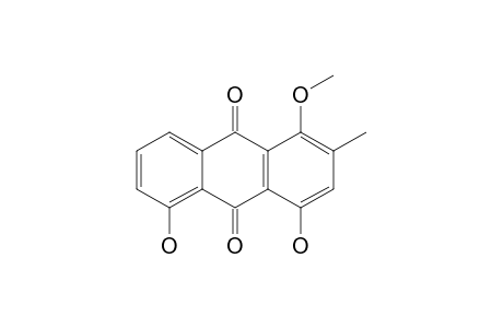 ISLANDICIN-4-METHYLETHER;1,8-DIHYDROXY-4-METHOXY-3-METHYLANTHRAQUINONE