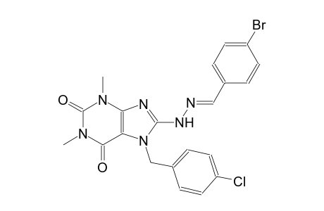 4-bromobenzaldehyde [7-(4-chlorobenzyl)-1,3-dimethyl-2,6-dioxo-2,3,6,7-tetrahydro-1H-purin-8-yl]hydrazone