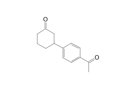 3-(4-Acetylphenyl)cyclohexan-1-one