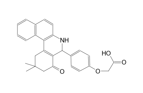 acetic acid, [4-(1,2,3,4,5,6-hexahydro-2,2-dimethyl-4-oxobenzo[a]phenanthridin-5-yl)phenoxy]-