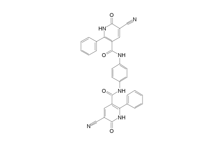 N,N'-(1,4-Phenylene)bis(5-cyano-6-oxo-2-phenyl-1,6-dihydropyridine-3-carboxamide)