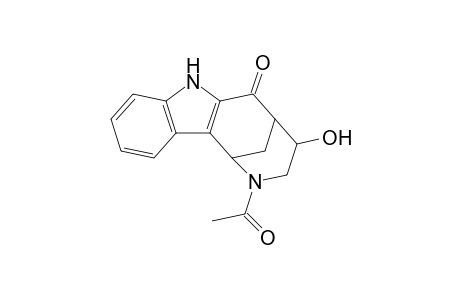 2-Acetyl-4-hydroxy-1,2,3,4,5,7-hexahydro-1,5-methanoazocino[4,3-b]indole-6-one