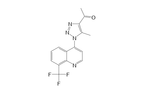 1-{1-[8-(Trifluoromethyl)quinolin-4-yl]-5-methyl-1H-1,2,3-triazol-4-yl} ethanone
