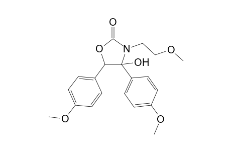 2(3H)-Oxazolone, dihydro-4-hydroxy-3-(2-methoxyethyl)-4,5-bis(4-methoxyphenyl)-