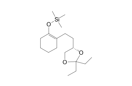 4-[2-(Trimethylsilyloxy)cyclohex-1-enyl]-(1,2S)butandiol O-3-pentylidine acetal