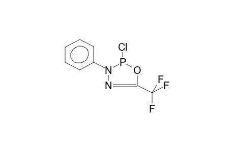 2-TRIFLUOROMETHYL-4-PHENYL-5-CHLORO-1,3,4,5(LAMBDA5)-OXADIAZAPHOSPHOLINE