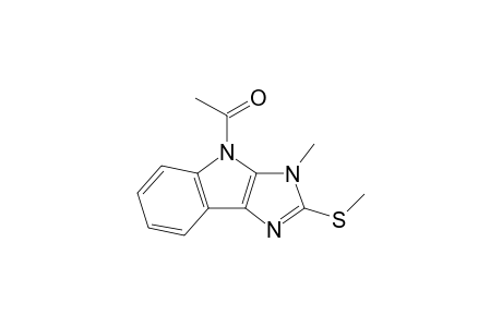 1-(3-Methyl-2-methylsulfanyl-imidazo[4,5-b]indol-4-yl)ethanone