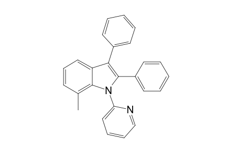 7-Methyl-2,3-diphenyl-1-(pyridin-2-yl)-1H-indole