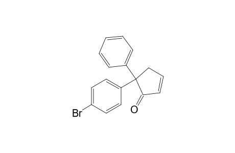 2-Cyclopenten-1-one, 5-(4-bromophenyl)-5-phenyl-