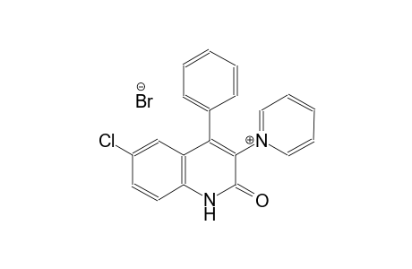 pyridinium, 1-(6-chloro-1,2-dihydro-2-oxo-4-phenyl-3-quinolinyl)-, bromide