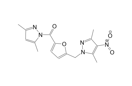 1-({5-[(3,5-dimethyl-1H-pyrazol-1-yl)carbonyl]-2-furyl}methyl)-3,5-dimethyl-4-nitro-1H-pyrazole