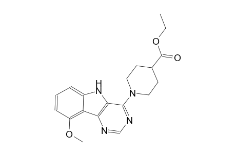 ethyl 1-(9-methoxy-5H-pyrimido[5,4-b]indol-4-yl)-4-piperidinecarboxylate