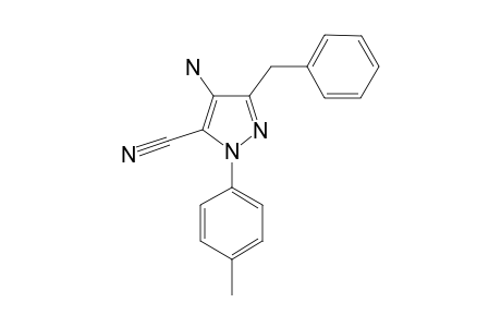 4-AMINO-3-BENZYL-1-PARA-TOLYL-1H-PYRAZOLE-5-CARBONITRILE