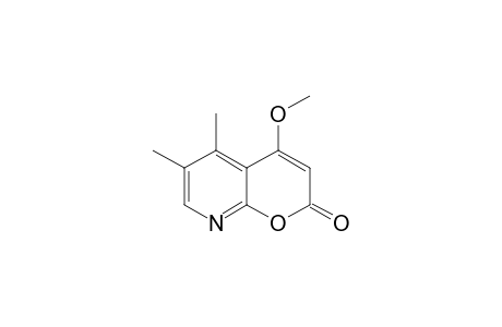 4-Methoxy-5,6-dimethyl-2-pyrano[2,3-b]pyridinone