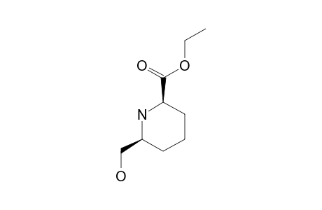 ETHYL-CIS-6-(HYDROXYMETHYL)-PIPERIDINE-2-CARBOXYLATE