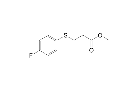 Methyl-3-(p-fluorophenylthio)propanoate