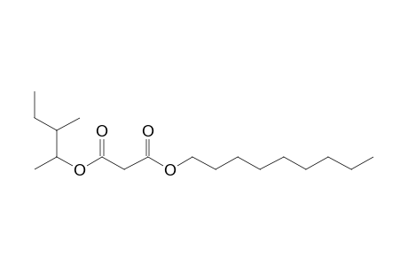 Malonic acid, 3-methylpent-2-yl nonyl ester