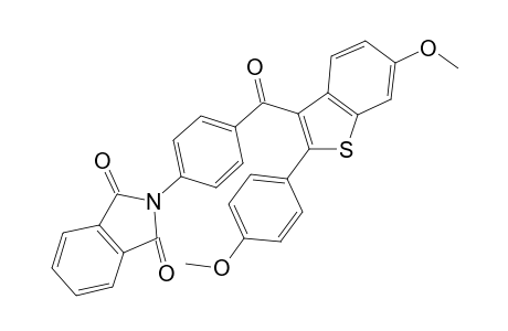 3-[N-Phthaloyl-4-aminobenzoyl]-6-methoxy-2-(4-methoxyphenyl)benzo[b]thiophene