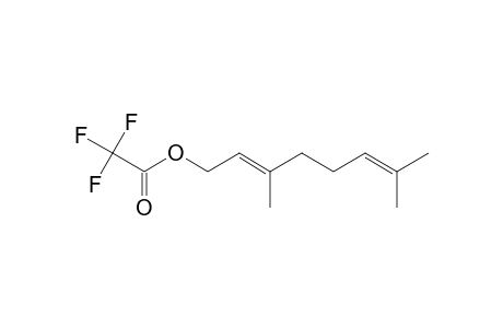Acetic acid, trifluoro-, 3,7-dimethyl-2,6-octadienyl ester, (E)-