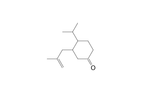 4-Isopropyl-3-(2-methyl-1-propen-3-yl)cyclohexanone