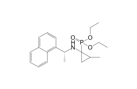 Diethyl (1' R)-2-methyl-1-[(1'-naphthylethyl)amino]cyclopropane - phosphonate