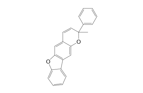7-METHYL-7-PHENYL-[7H]-BENZOFURO-[2,3-G]-CHROMENE